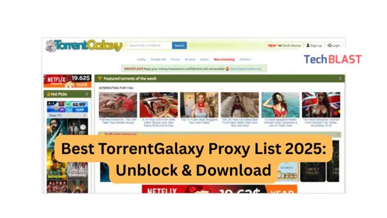 Best TorrentGalaxy Proxy List 2025:Proxy/Mirror/Alternatives